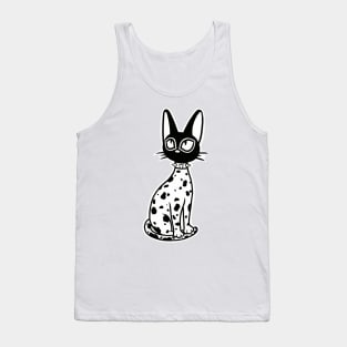 Crazy cat Tank Top